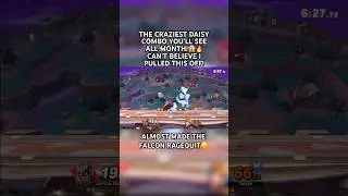 The CRAZIEST Daisy turnip combo you&rsquo;ll ever see! 😱🔥 #smashbrosultimate #gaming #nintendo
