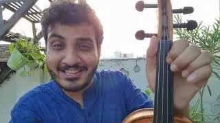 Learn Violin/ Pasoori Violin Lesson /Easy and Detailed/Part 1