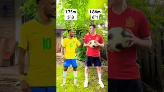 COMPARING MY HEIGHT TO FAMOUS FOOTBALL PLAYERS!💪🏼
