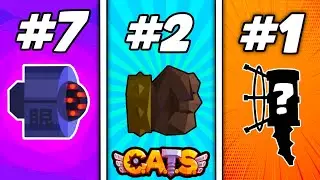 C.A.T.S TOP 10 ULTIMATE WEAPONS - Ranking From Worst to Best - Crash Arena Turbo Stars