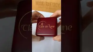 Музыкальная шкатулка Clair De Lune - Claude Debussy #musiccraftbox #классическаямузыка #musicbox