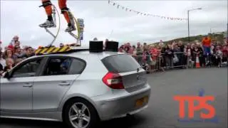 Spring Power Stilts - Car flips & Tricks Showreel