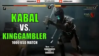 CURBOLICIOUS VS KINGGAMBLER PELEA DE 1000 USD 🏆 The Boys Somebodies vs. Nobodies - [ES]  MK11