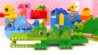 Jeu de Construction Animaux Jouets pour Petits
