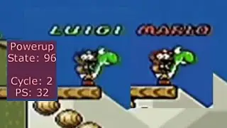 SMW ǀ All 256 Powerup States of Luigi (Powerup Incrementation, Cycle 2 of 4) [RTA]