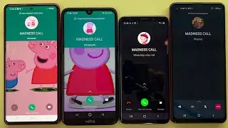 FAKE WHATSAPP INCOMING CALL VS MESSAGER WHATSAPP INCOMING CALL / Incoming Call Zangi Vs Telegram