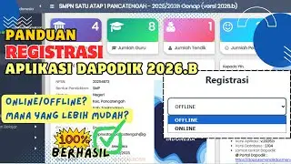 TRIK SUKSES REGISTRASI DAPODIK 2026.B
