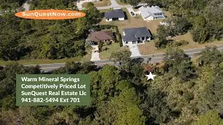 Warm Mineral Springs Lots for Sale on De Leon Dr North Port Florida 34287