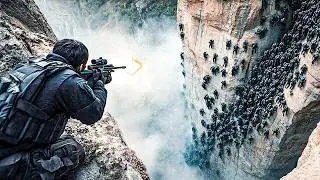 Guards Realize They Are Shooting Mutated Humans Escaping From a Secret Lab in The Gorge