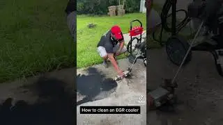 how to clean an EGR cooler? #egrcooler #asmr #DIY #howtocleananEGRcooler #diesel