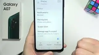 Samsung A07: How to Disable Apps