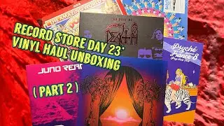 Record Store Day 23” Vinyl Haul Unboxing (part 2) #recordstoreday #vinylrecords #unboxing