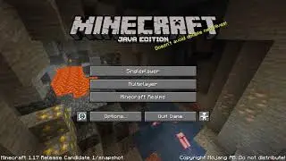 Minecraft 1.17 Menu Screen for 5 hours (Background Music)