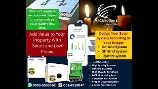 ⚡ On-Grid | Off-Grid | Hybrid #solar  #solutions  &mdash; designed around your #budget  with #arbrothers