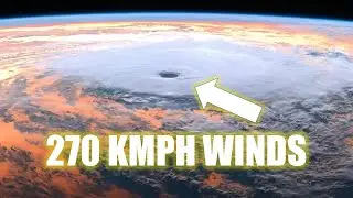 STUNNING footage of Category 5 Cyclone Freddy moving across the Indian Ocean