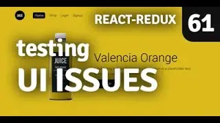 Testing UI Issues | Redux Shopping Cart | Part 61