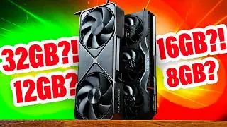 Wie viel Grafikspeicher braucht man 2025?! 8GB vs. 12GB vs. 16GB vs. 32GB!