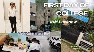  First Day Of College at IHM Lucknow &ndash; New journey begins!🧿🙇🏻&zwj;♂️🌷⚡.....  #trending #vlogs ....
