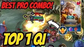 TOP 1 QI PRO GUIDE BEST COMBOS  | AoV | 傳說對決 | RoV | Li&ecirc;n Qu&acirc;n Mobile