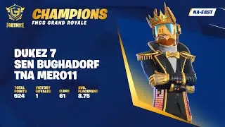 Dukez Mero & Bugha Win FNCS Grand Royale Fortnite