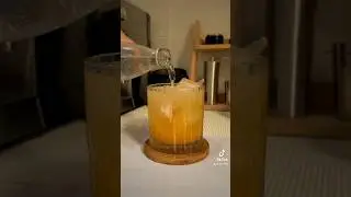 Fizzy orange squash🍊🍊 #delicious #ice #orange #chill #tasty #drink #bartender #cinematic #video