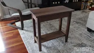 Walnut End Table Build - My First 