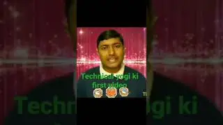 Technical Yogi first Facecam Video || Technical Yogi