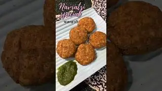 Crispy and flavorful kuttu aata cutlet - a must try snack ✨ #navratri#navratrispecial