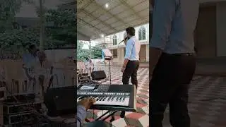 Baktharudan Paaduvaen song at a marriage orchestra by TrapZ Musical Band