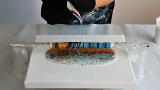 Create Mesmerizing Fluid Art with the 'Magic Wand' Technique! 🎨💫 Perfect for Beginners!