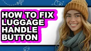How to Fix Luggage Handle Button (full Guide)