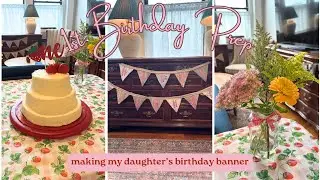 Sewing Vlog  ￼🧵🪡| Turning Baby Onesies into 1st Birthday Banner 