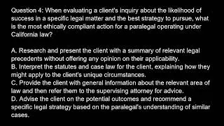 California Certified Paralegal  CCP  Free Practice Test And Answers Updated
