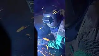 The best looking hood in our shop... what are you guys wearing? #weldernation #weldlife #bluecollar
