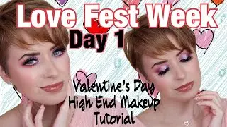 STEFF'S BEAUTY STASH High End Valentine's Day Makeup Tutorial | Love Fest Week Day 1