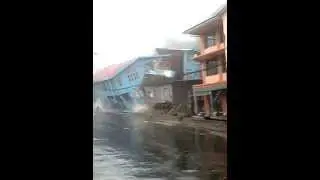 home breaking down in Myanmar Chin State Hakha Township