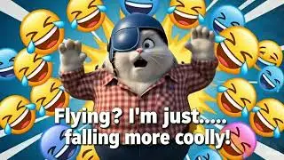 Flying chubby cat 😺🚀#keşfet #cat #viral #funny #cartoon #animation #cute 