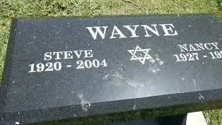 Steve Wayne Grave Bench Garden of Legends Hollywood Forever Cemetery Los Angeles CA April 20, 2023