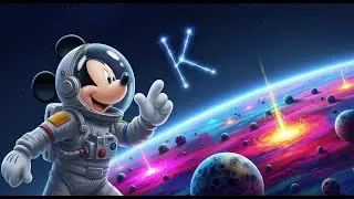 Mickey's Stargazing Challenge: Spot the Alphabet in Space!