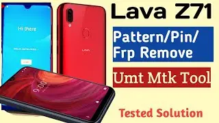 Lava Z71 FRP Remove By UMT Mtk Flash Tool ||Lava Z71 Google Varification Lock Remove|| 100% Solution