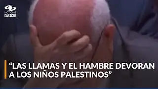 Representante de Palestina ante la ONU rompe en llanto por los niños de Gaza: “Es insoportable”