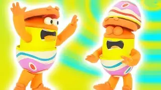 Play Doh Surprise ⭐️ Surprise Eggs Easter Fun Surprise! ⭐️ Cartoons for Kids