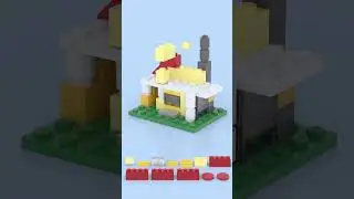 LEGO Microscale Family House 🏠✨ Build Your Mini Dream Home! 🧱🔨 #lego