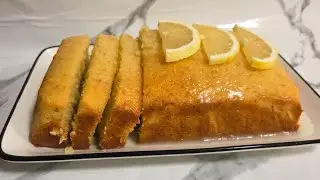 Super Moist and velvety lemon loaf cake / how to make the best lemon cake / lemon drizzle cake  