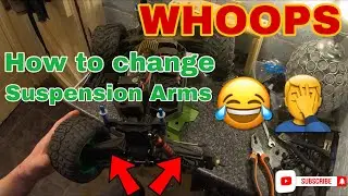 How to change upper and lower suspension arms Maverick Quantum Flux rc car