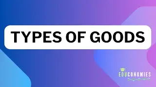 Types of Goods easily explained | educonomies