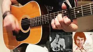&lsquo;Cracklin&rsquo; Rosie&rsquo; Neil Diamond 1970 LIVE TV vsn - Guitar Chords (Standard - Capo 6 & 7)