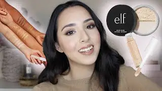REVIEW: E.L.F. HYDRATING CAMO Concealer + HALO GLOW Setting Powder | MaSanti