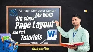 Page Layout Tab in MS Word (Part 2) | Hindi Computer Class