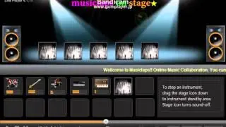 musiclaps online collaboration Through the rain using musiclaps Live Player